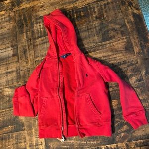 Boys fleece hooded jacket